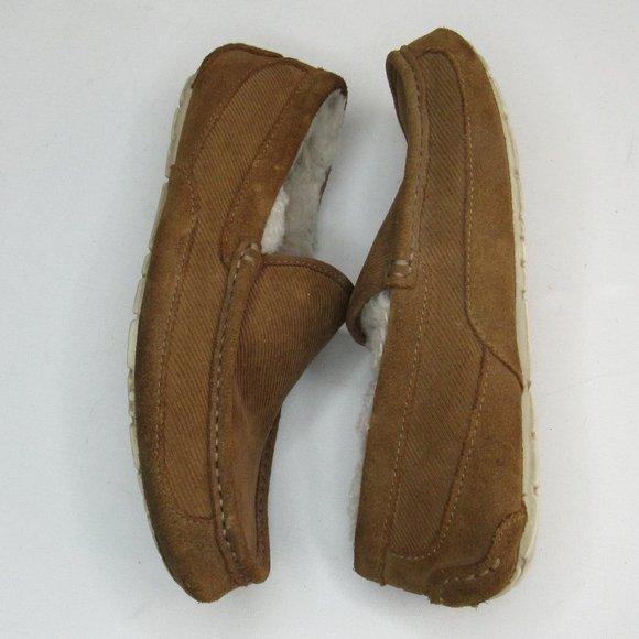 UGG Ascot Corduroy & Suede Driver Venetian Slipper Men's Size 8 - Picture 5 of 11